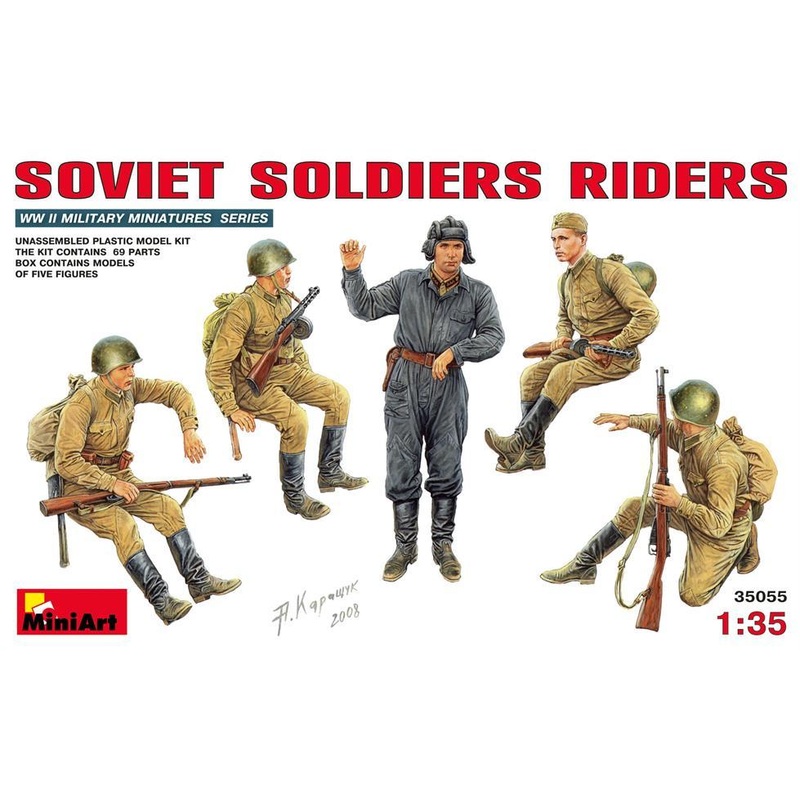 Miniart 1:35 Soviet Soldier Riders