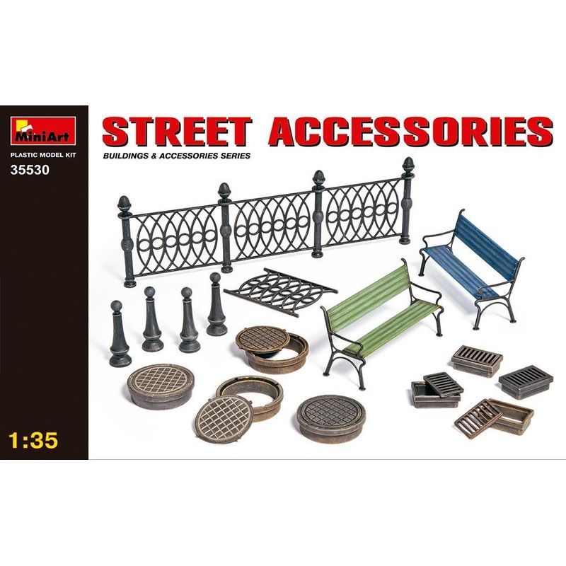 Miniart 1:35 Street Accessories