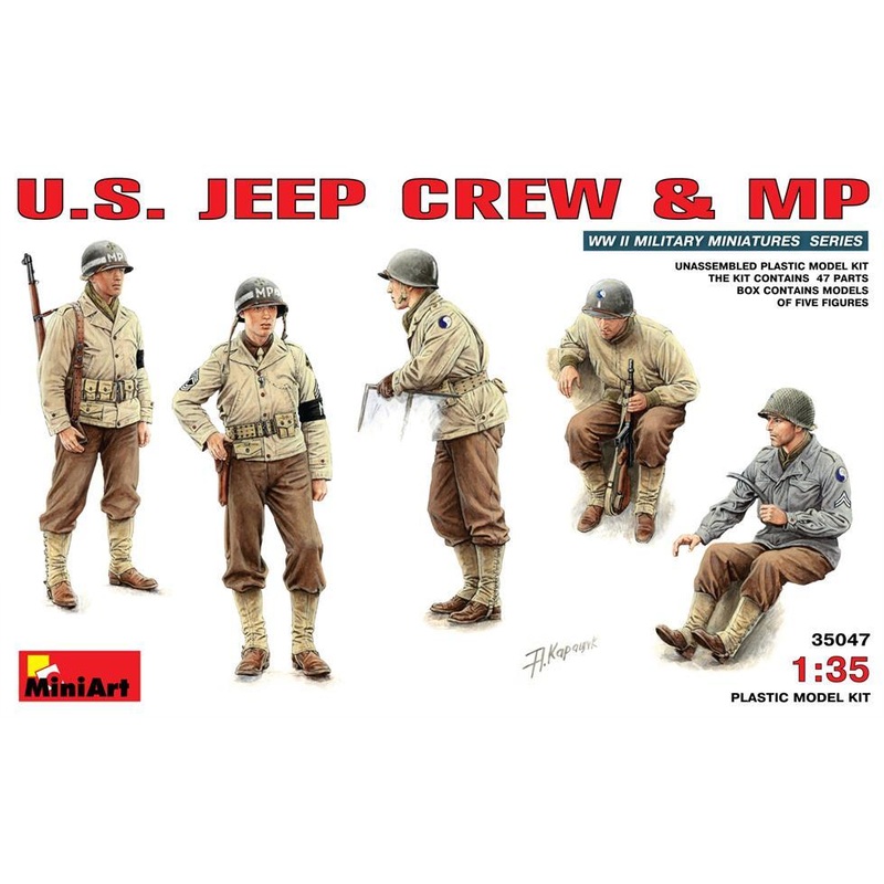 Miniart 1:35 U.S. Jeep crew