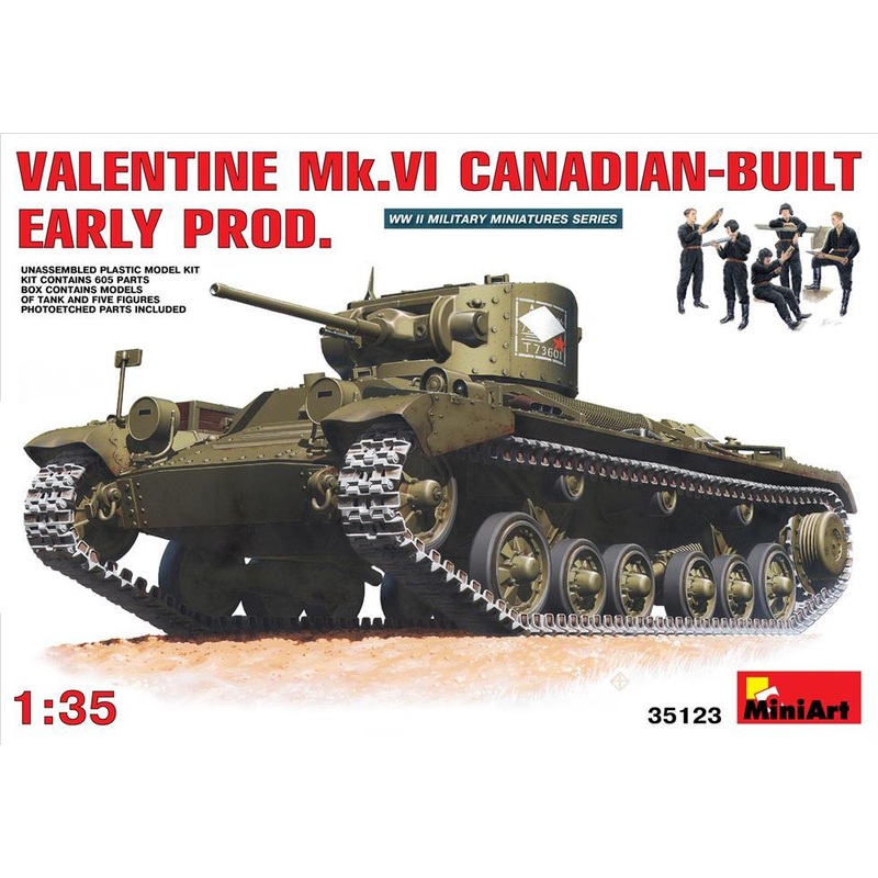 Miniart 1:35 Valentine Mk VI Canadian-Built Early Production