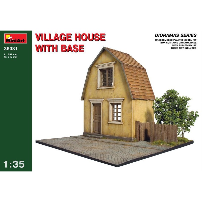 Miniart 1:35 Village House w/ Base