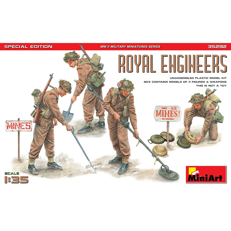Miniart 1:35 WW2 British ROYAL ENGINEERS. SPECIAL EDITION
