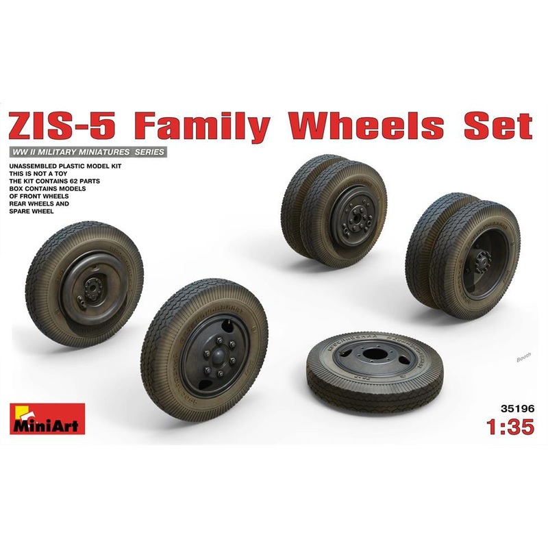 Miniart 1:35 ZIS-6 Family Wheels Set
