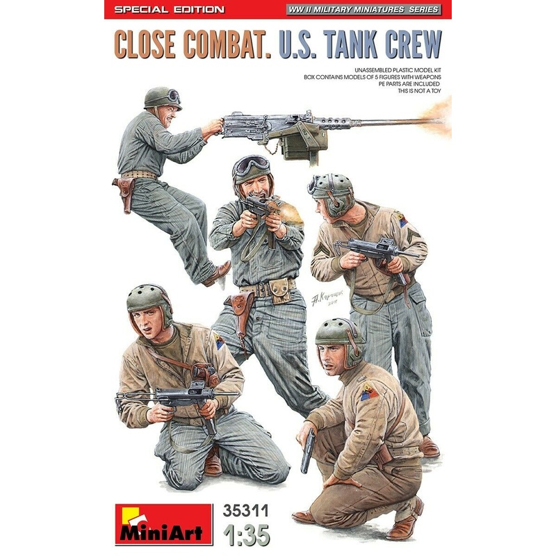 Miniart WW2 CLOSE COMBAT. U.S. TANK CREW. SPECIAL EDITION 1/35 scale