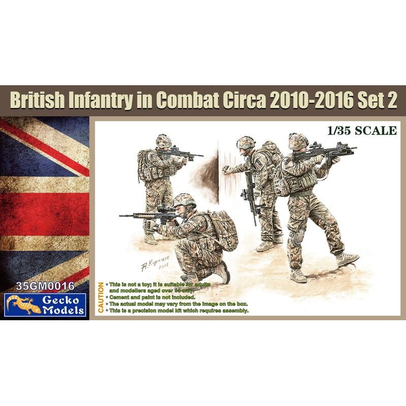 Modern British Infantry In Combat Circa 2010/2012 1/35 scale GECKO model kit