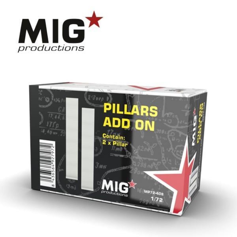 PILLARS ADD ON 1/72 scale resin model kit