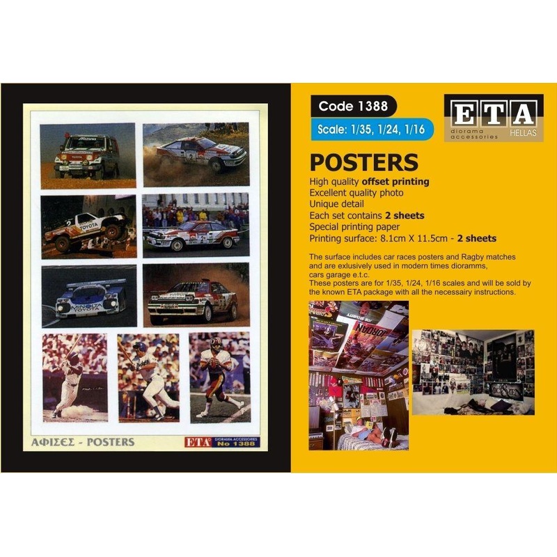 POSTERS Suit scales 1/35, 1/24, 1/16