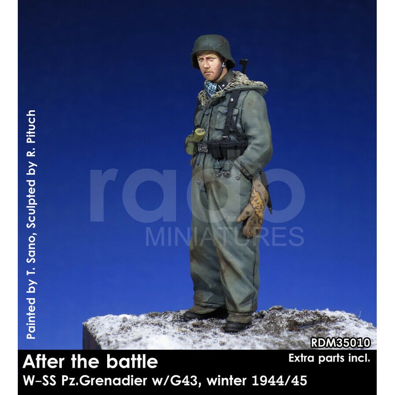 RADO WW2 After the Battle W-SS Pz.Gren. w/ G-43, 1944-45 1/35 Scale resin model