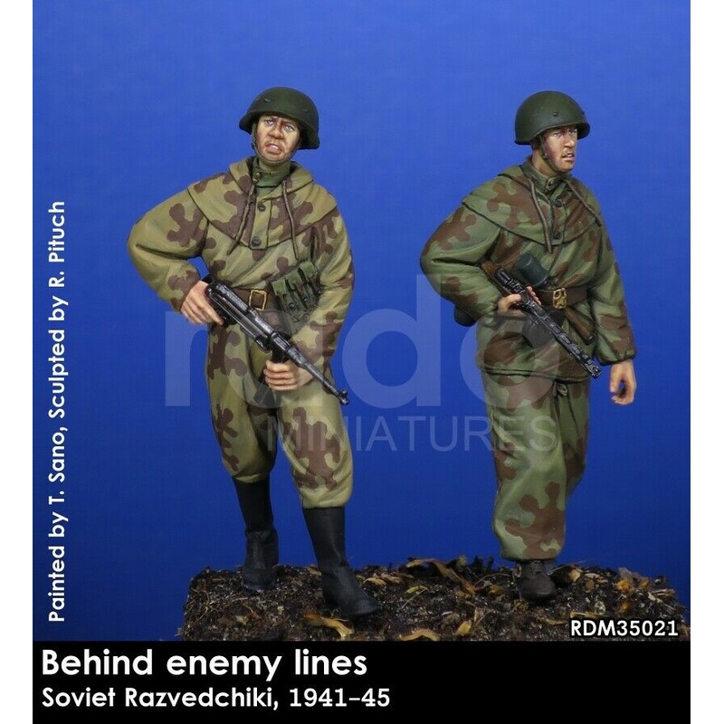 RADO WW2 Behind Enemy Lines Soviet Razviedchiki, 1941-45 1/35 Scale resin model