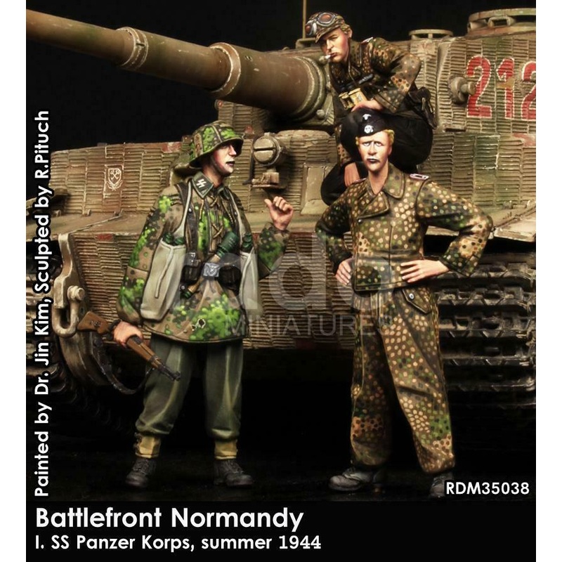 RADO WW2 German  I. SS Panzer Korps, summer 1944 (3 figures) model kit 1/35