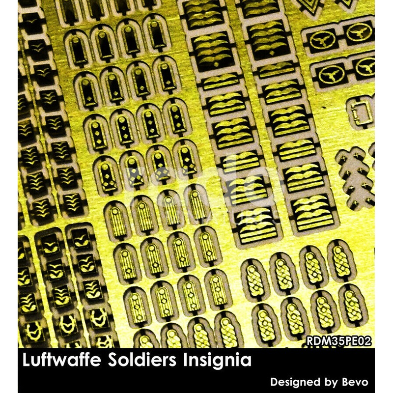 RADO WW2 Luftwaffe Insignia set 1/35 Scale photo etched upgrade kit
