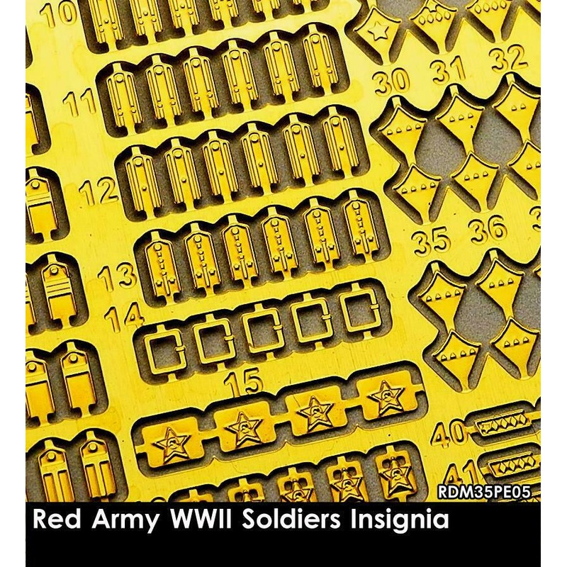 RADO WW2 Red Army WWII Soldiers Insignia model kit 1/35 scale
