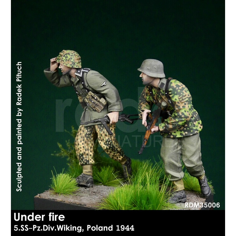 RADO WW2 Under fire 5. SS-Pz.Div. Wiking, Poland 1944 1/35 Scale resin model