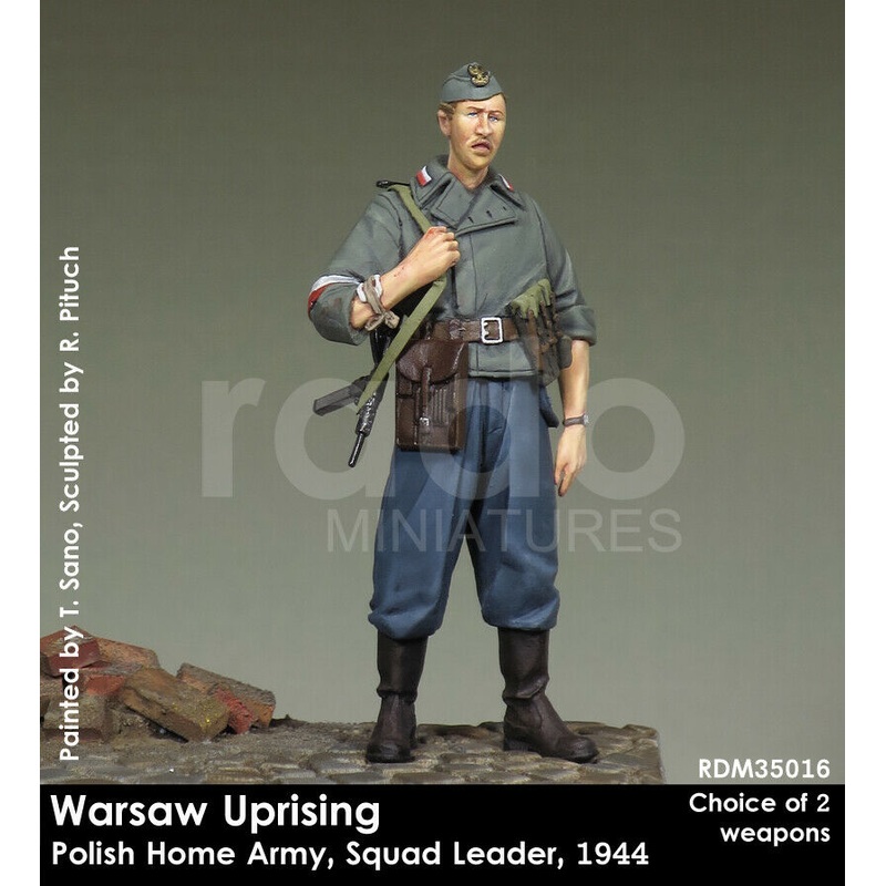 RADO WW2 Warsaw Uprising Polish Home Army Squad Leader, 1944 1/35 Scale