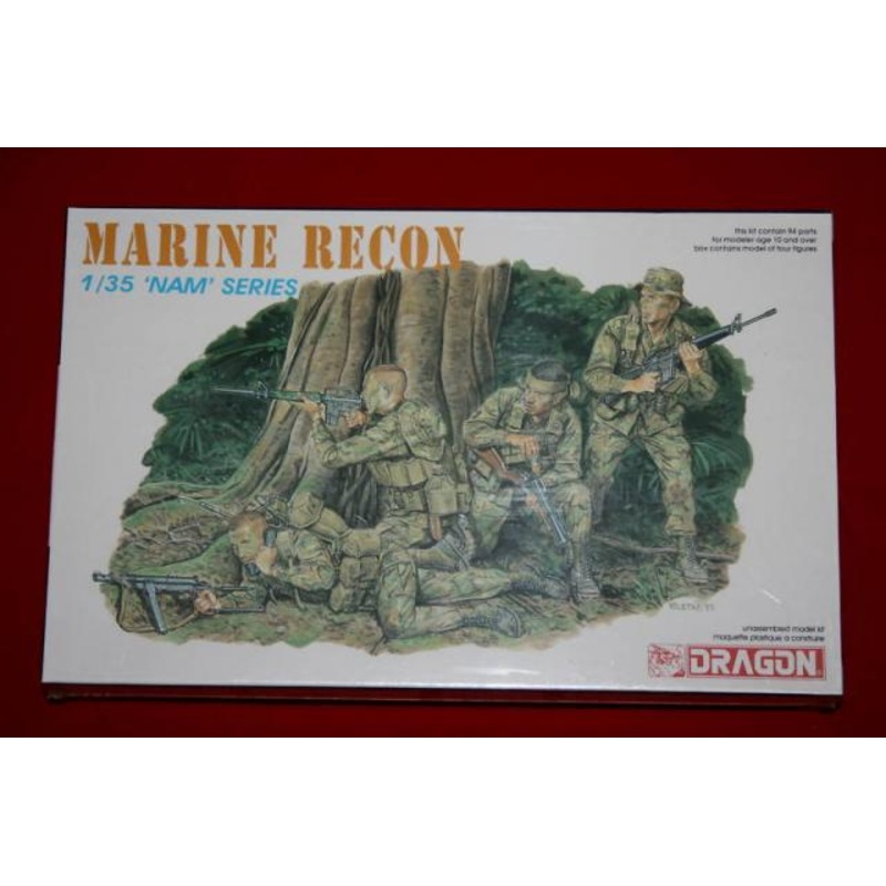 Dragon 1/35 scale US Marine Recon figure set Vietnam Model Kits