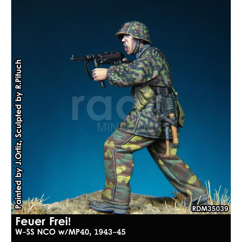RADO WW2 Feuer frei! W-SS NCO, Normandy1944,1/35 Scale resin model