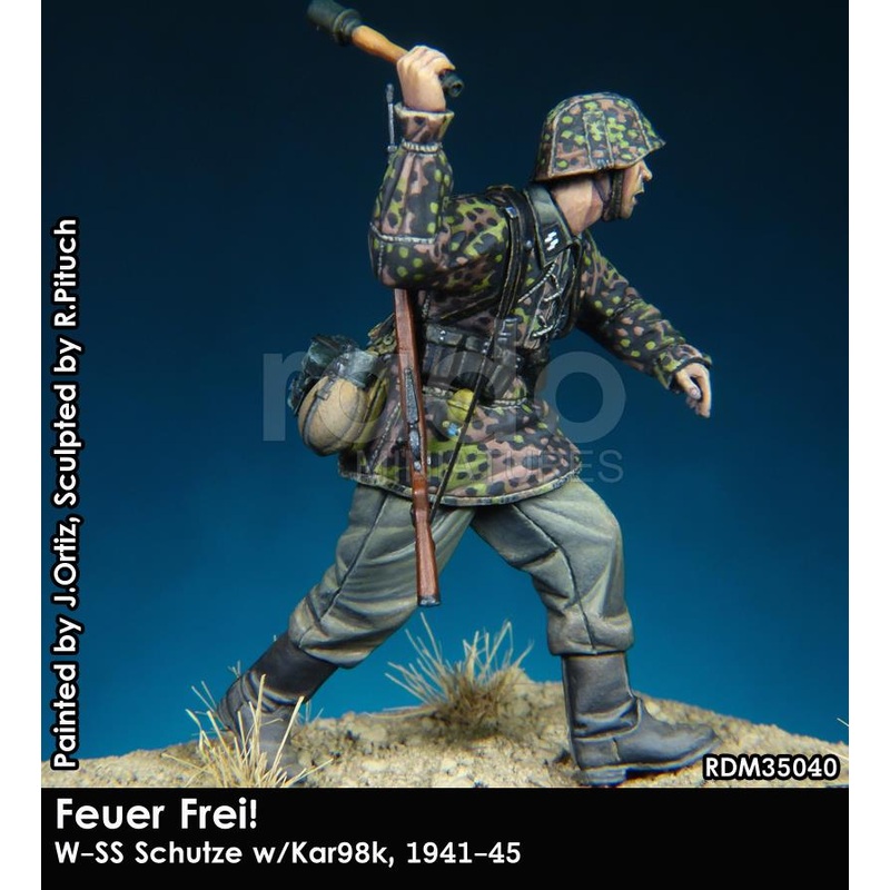 RADO WW2 Feuer frei! W-SS Schutze, Normandy 1944,1/35 Scale resin model