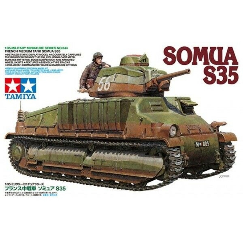 Tamiya 1/35 scale 1/35 French Somua S35