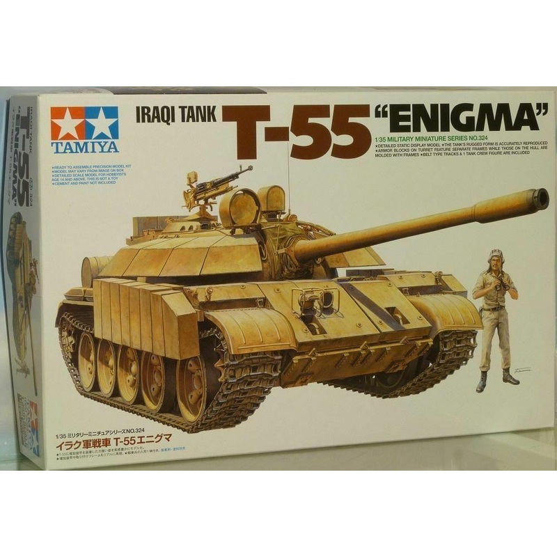 Tamiya 1/35 scale Gulf War T-55 Enigma Iraqi Tank model kit