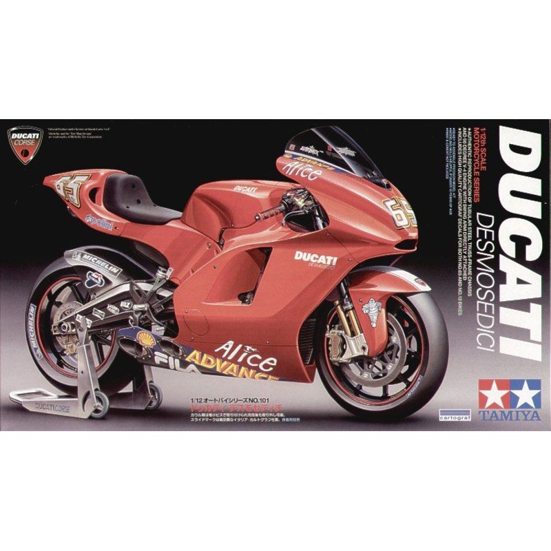 TAMIYA 1/12 BIKES DUCATI DESMOSEDICI motorbike model kit