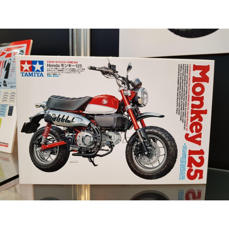 Tamiya 1/12 scale Modern Monkey motorbike