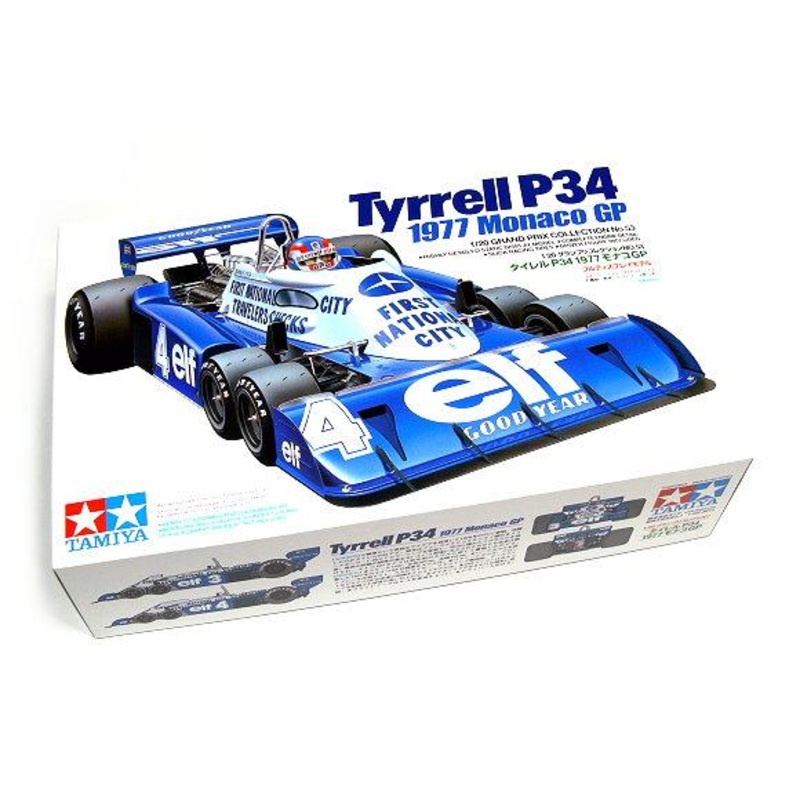 TAMIYA 1/20 CARS TYRRELL P34 MONACO 1977 racing car model kit
