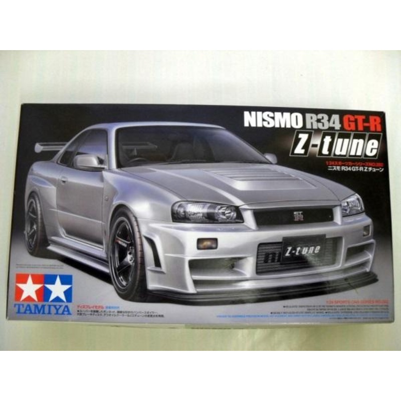 TAMIYA 1/24 CARS NISMO R34 GT-R-Z TUNE car model kit