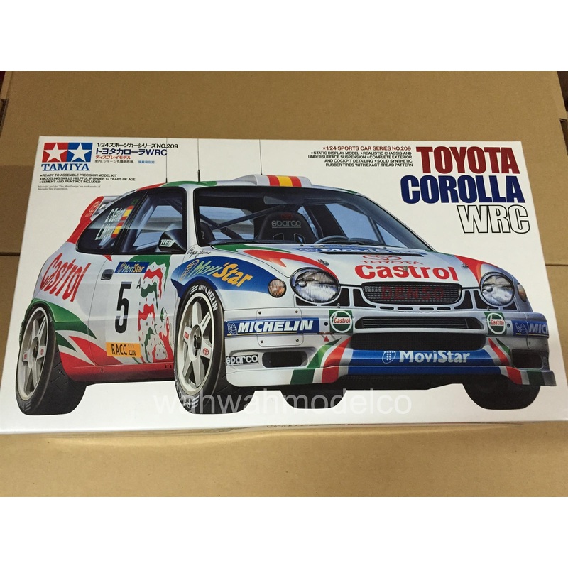 TAMIYA 1/24 CARS TOYOTA COROLLA WRC