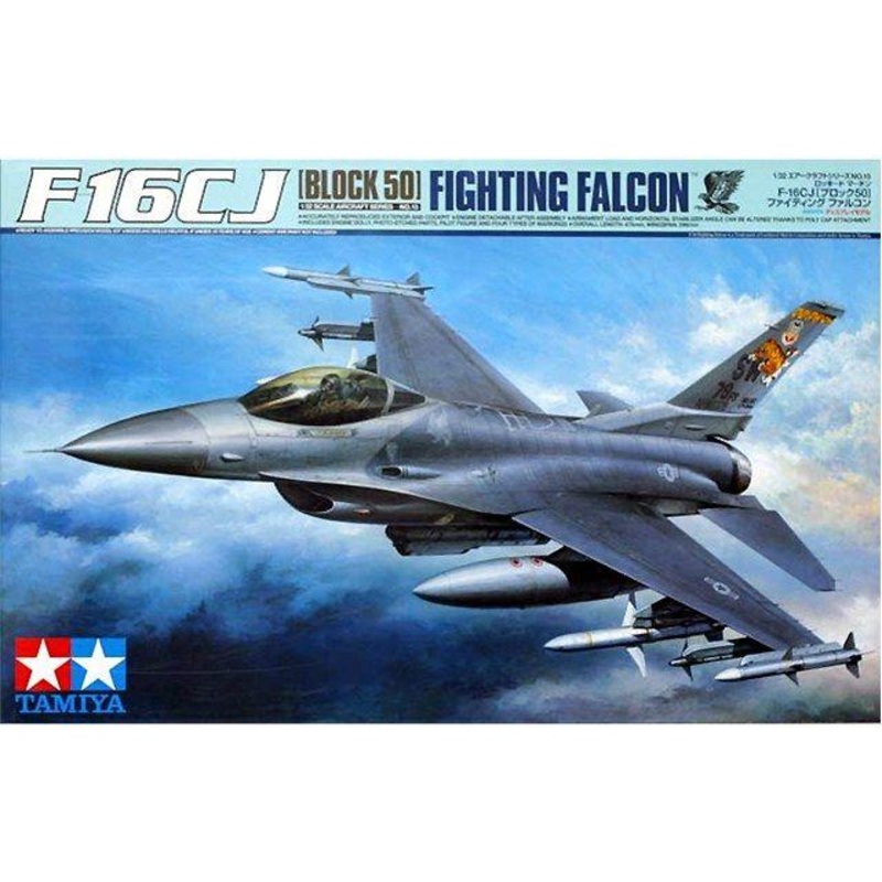 TAMIYA 1/32 AIRCRAFT – LOCKHEED F-16 CJ F.FALCON plane model kit