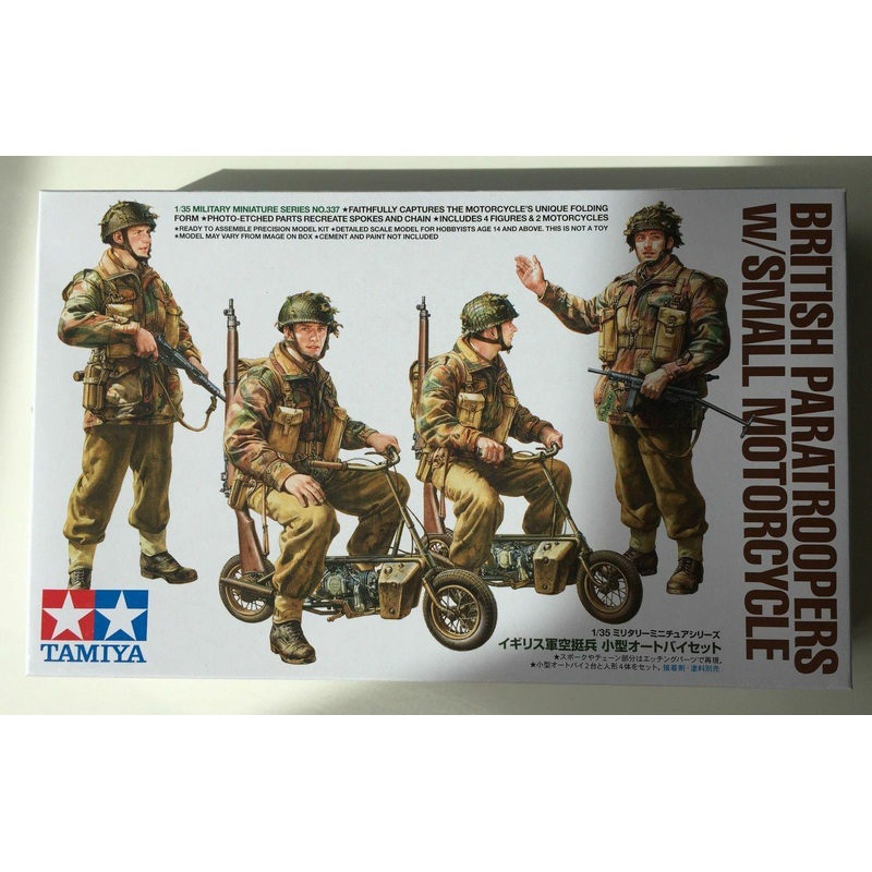 Tamiya 1/35 scale 1/35 British Para with Welbike