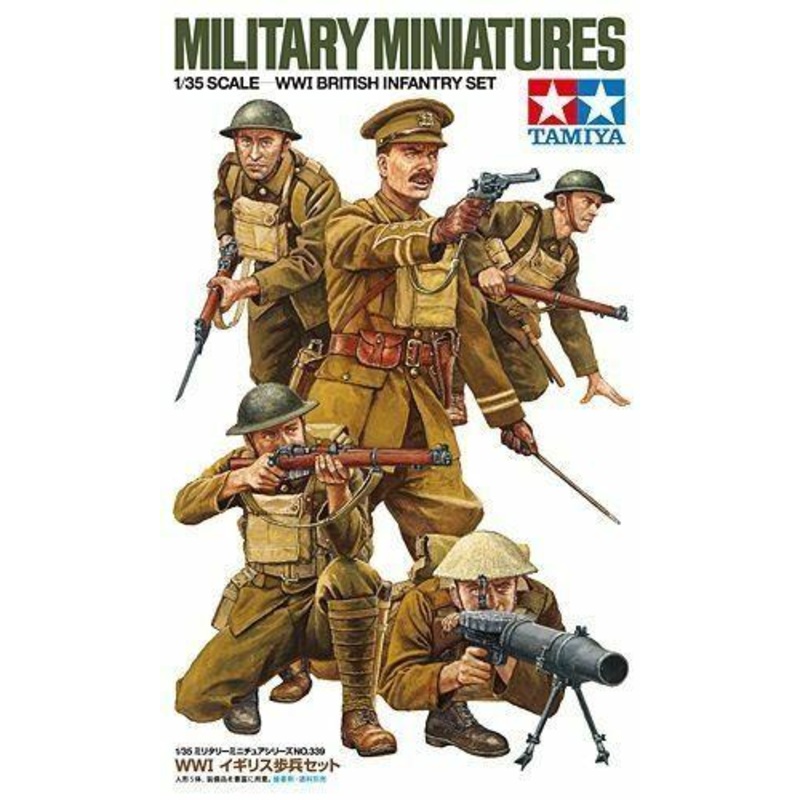 Tamiya 1/35 scale 1/35 WWI British Infantry Set x 5 figs