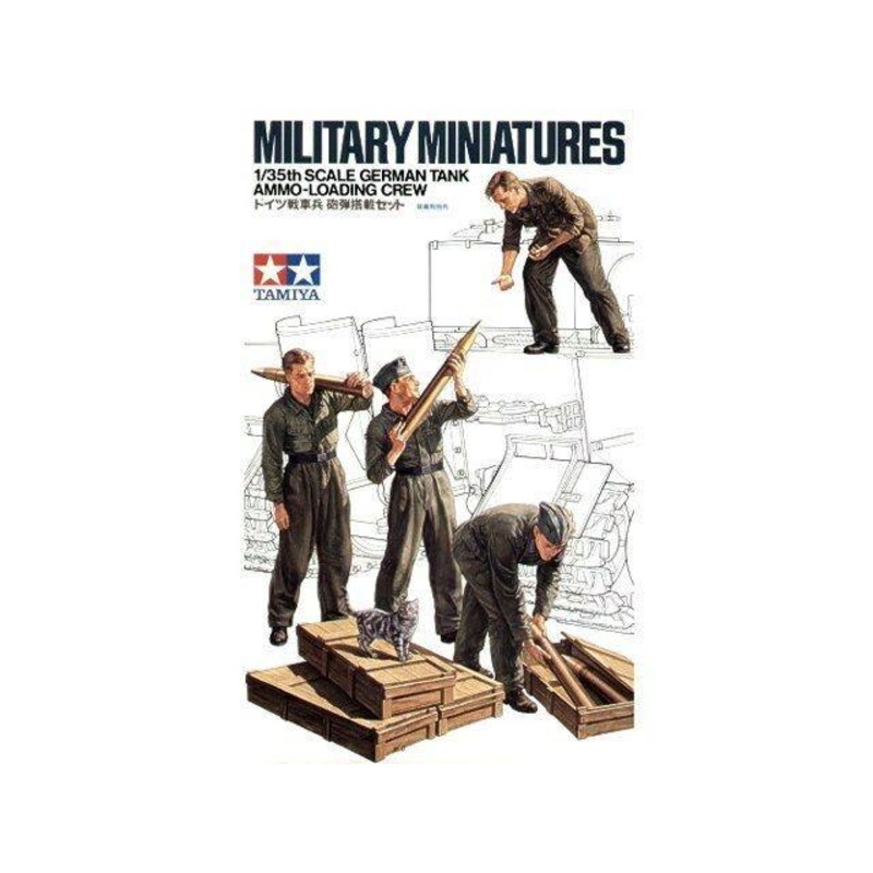 Tamiya 1/35 scale German Tank Ammo-Loading Crew