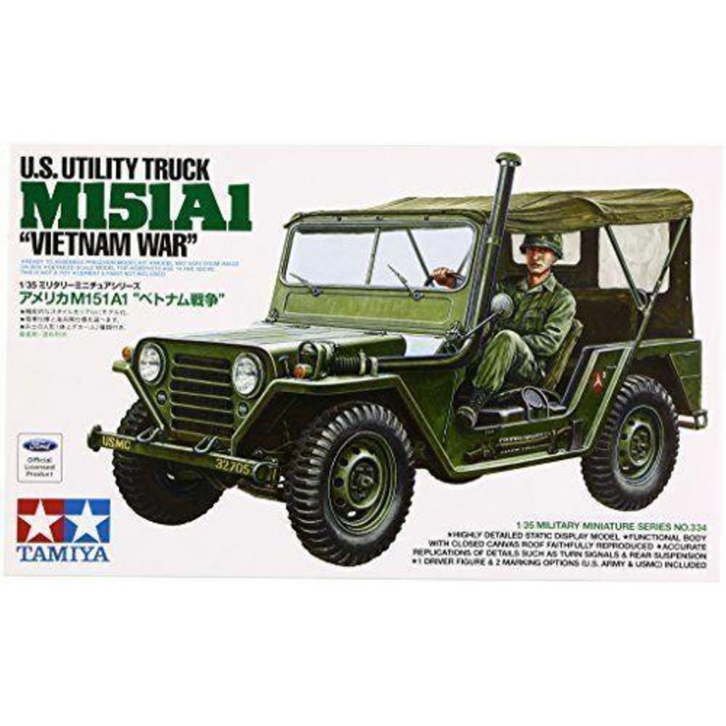 Tamiya 1/35 scale M151 A1 Jeep Vietnam