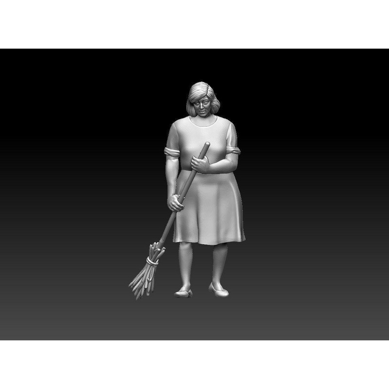 Homefront 1/35 scale 1940’s era British Female civilian sweeping