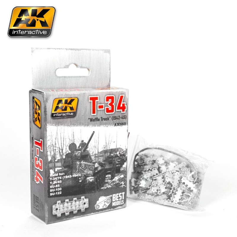 T-34 M-1942 WAFFLE TRACK 1942-45 1/35