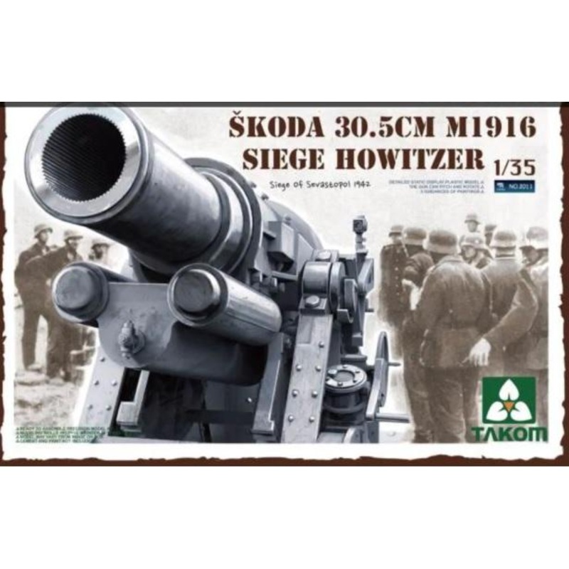 Takom 1:35 – Skoda 30.5cm M1916 Siege Howitzer