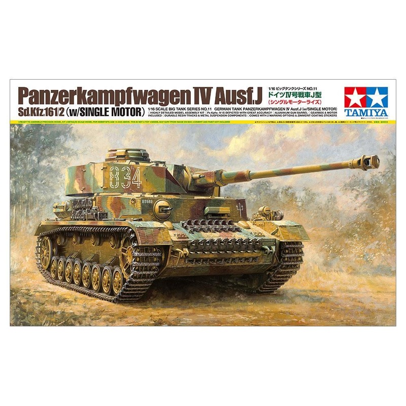 Tamiya 1/16 scale Pz.Kpfw IV Ausf J – Motorised