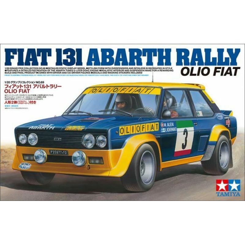 Tamiya 1/20 scale Fiat 131 Arbath Rally car