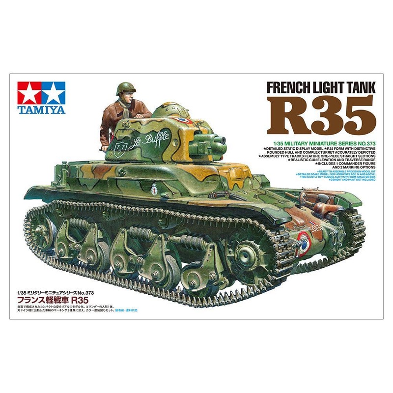 Tamiya 1/35 scale R35 FRENCH LIGHT TANK