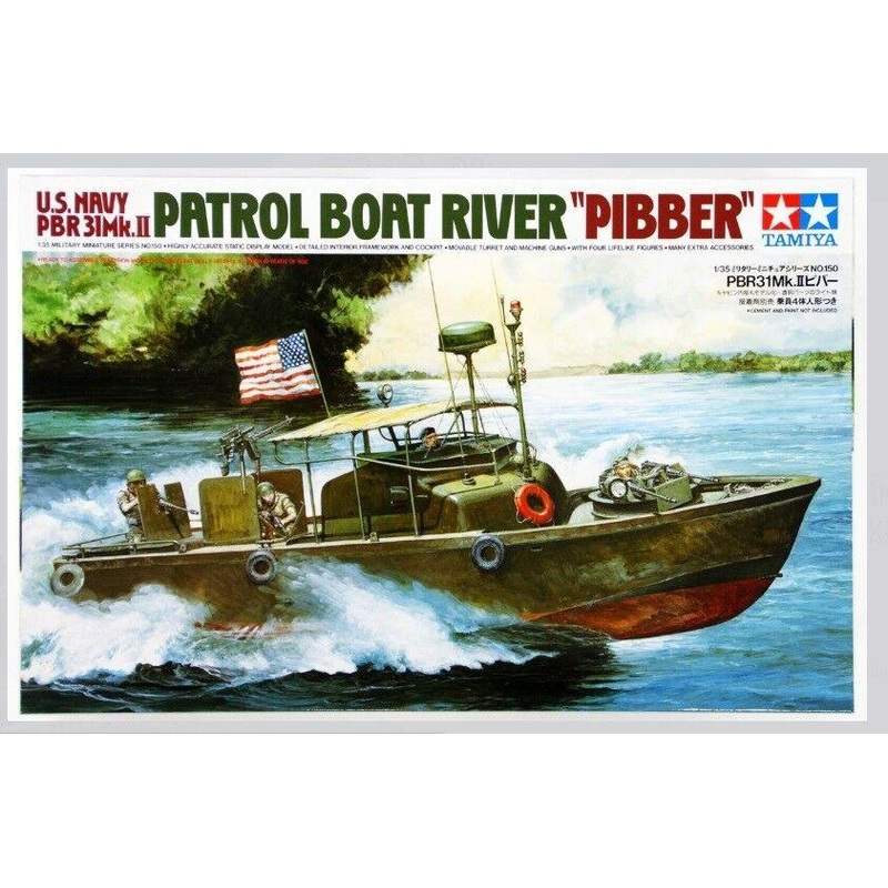 Tamiya 1/35 scale Vietnam brown water navy PBR31MkII PIBBER