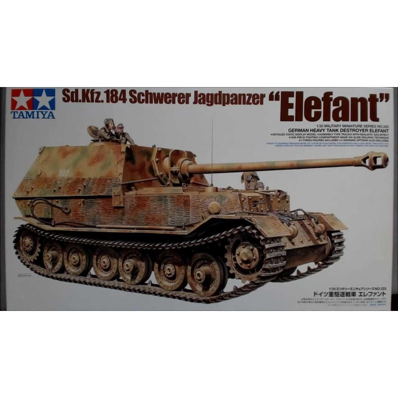 Tamiya 1/35 scale WW2 German Elefant  SD.KFZ.184 tank model kit
