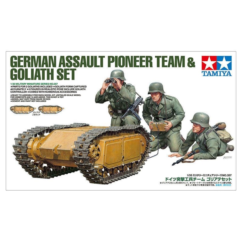 Tamiya 1/35 scale WW2 German Pioneer & Goliath set