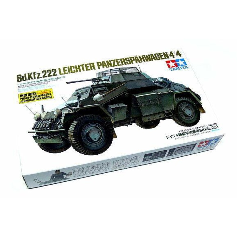 Tamiya 1/35 scale WW2 German Sd.Kfz. 222 w photo etched parts
