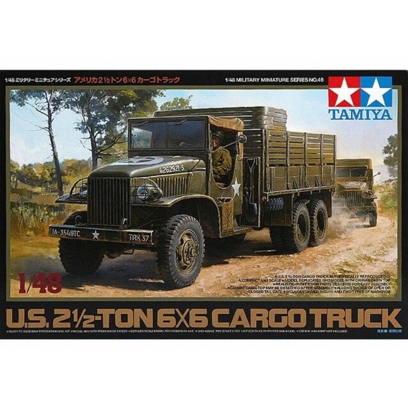Tamiya 1/48 scale US 2.5 Ton 6×6 Truck