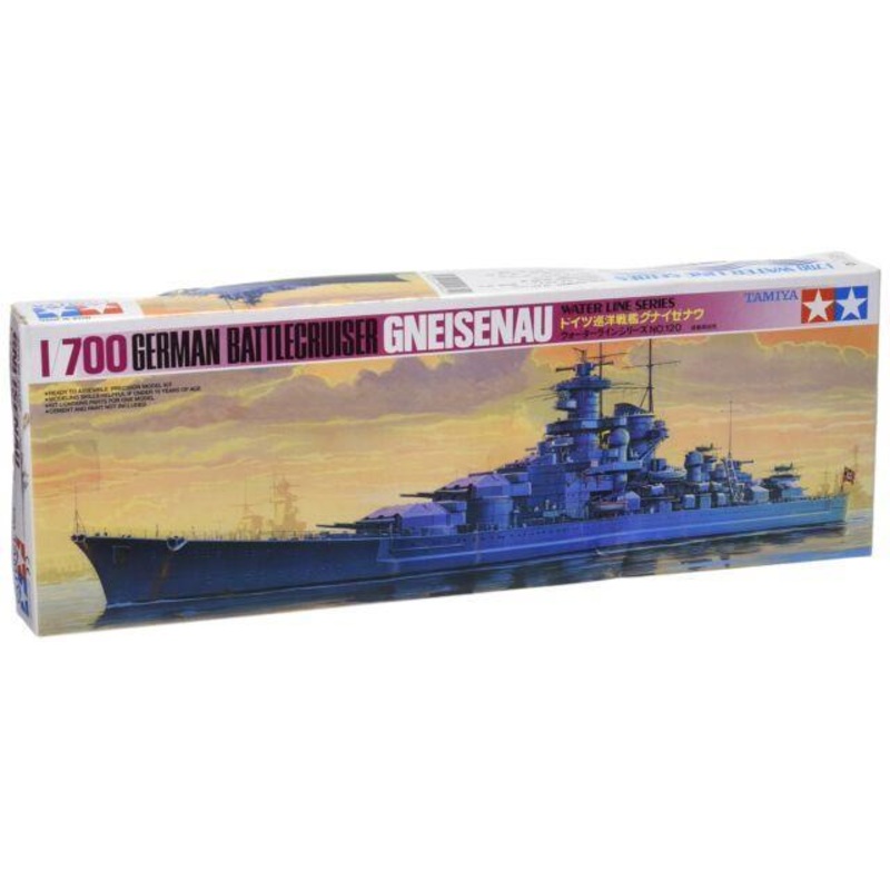 TAMIYA 1/700 SHIPS GNEISENAU (WW2 GERMAN) ship model kit