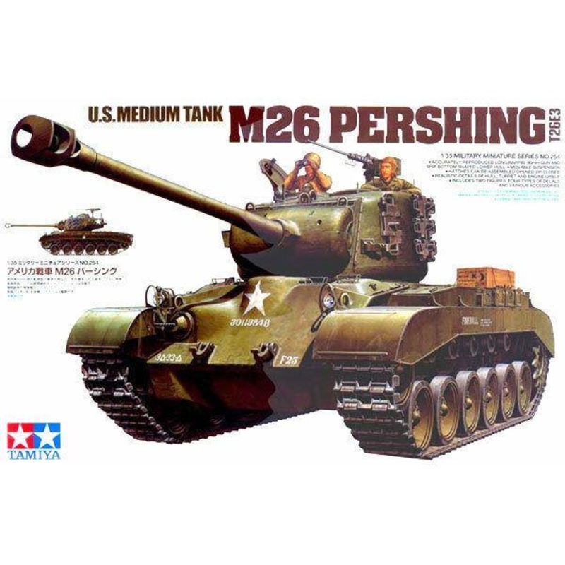 Tamiya 1/35 scale M26 Pershing tank model kit