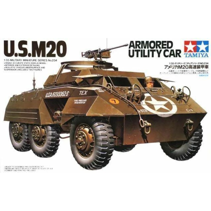 Tamiya 1/35 scale U. S. M20 Armored Utility Car