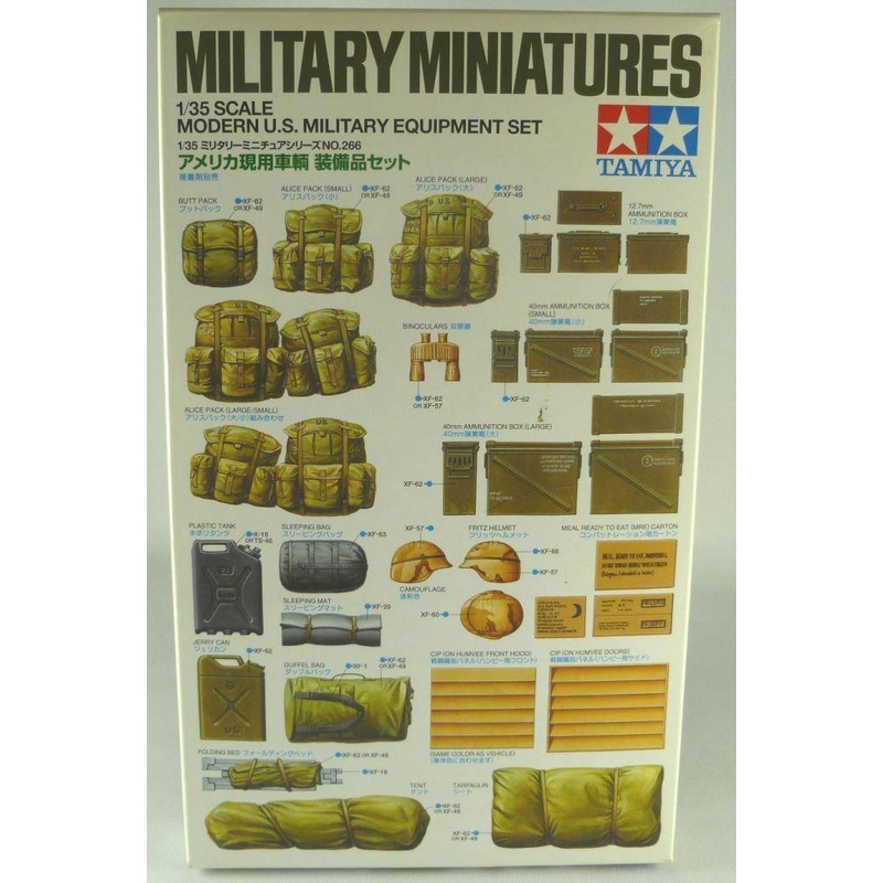 Tamiya 1/35 scale US Modern Infantry Equipment