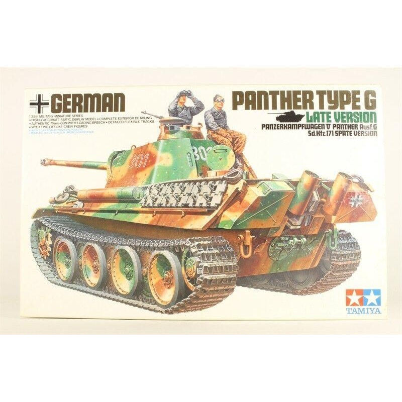 Tamiya 1/35 scale WW2 German Panther G/Late Version tank