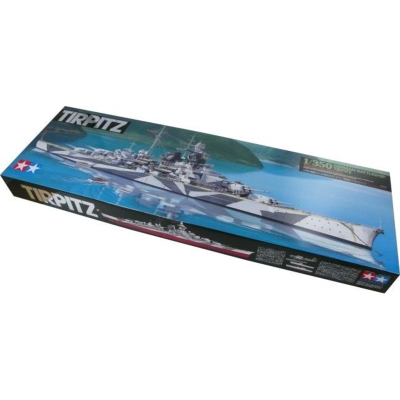 TAMIYA 1/350 SHIPS German Kriegsmarine TIRPITZ BATTLESHIP WITH STAND